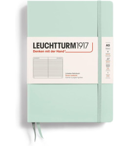 Leuchtturm1917 Notatnik Medium A5 80 g, Mint Green, linia