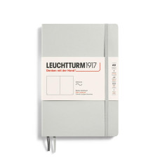 Leuchtturm1917 Notebook Medium A5 80 g, Light Grey, plain (soft cover)