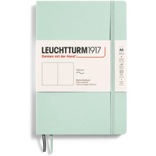 Leuchtturm1917 Notebook Medium A5 80 g, Mint Green, plain (soft cover)