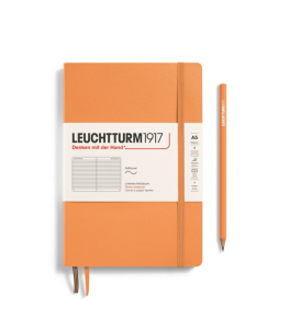 Leuchtturm1917 Notebook Medium A5 80 g, Apricot, ruled (soft cover)