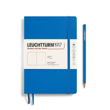 Leuchtturm1917 Notatnik Medium A5 80 g, Sky, gładki (miękka okładka)