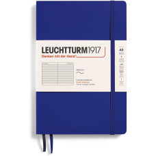 Leuchtturm1917 Notatnik Medium A5 80 g, Ink, linia (miękka okładka)