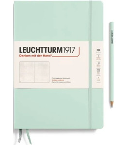 Leuchtturm1917 Notatnik Composition B5 80 g, Mint Green, kropka