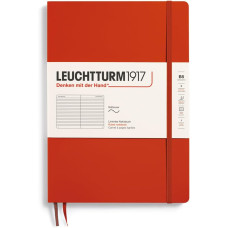 Leuchtturm1917 Notebook Composition B5 80 g, Fox Red, ruled (soft cover)
