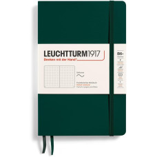 Leuchtturm1917 Notebook Paperback B6+ 80 g, Forest Green, dotted (soft cover)