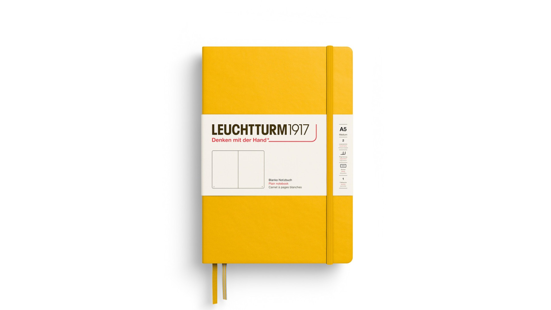 Leuchtturm1917 Notebook Medium A5 80 g, Sunflower, dotted Leuchtturm1917 Notebook Medium A5 80 g, Sunflower, dotted