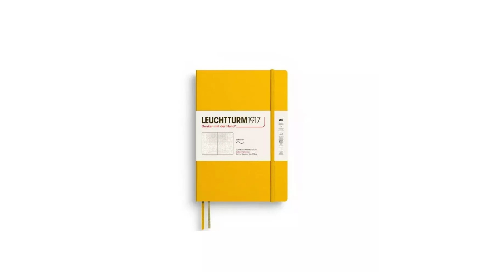 Leuchtturm1917 Notebook Medium A5 80 g, Sunflower, dotted (soft cover) Leuchtturm1917 Notebook Medium A5 80 g, Sunflower, dotted (soft cover)