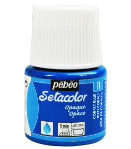 PEBEO SETACOLOR OPAQUE Fabric Paint 45ml COBALT BLUE