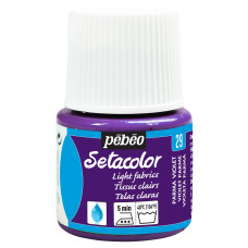 PEBEO Farba do tkanin SETACOLOR LIGHT 45ml PARMA VIOLET