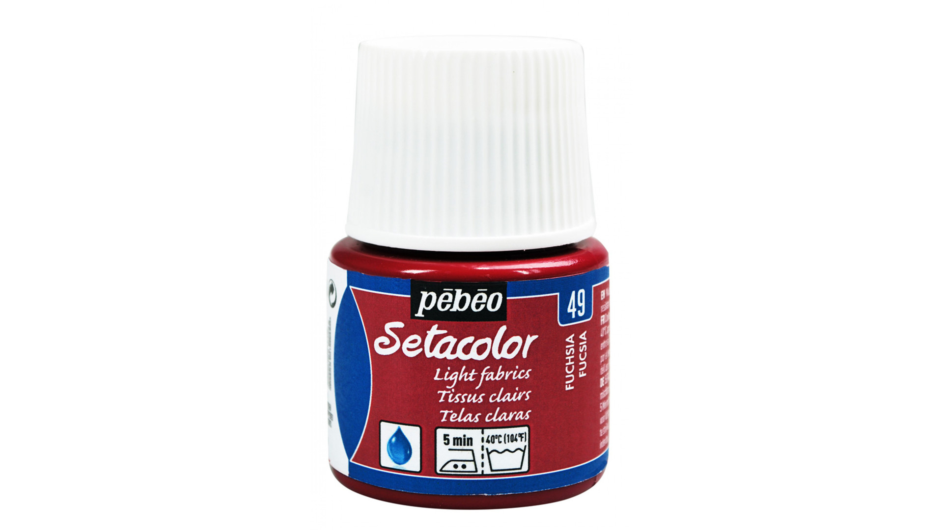 PEBEO Farba do tkanin SETACOLOR LIGHT 45ml FUCHSIA