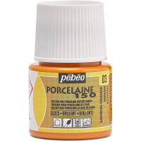 PEBEO Porcelain Paint P150 Porcelaine 45ml SAFFRON ORANGE
