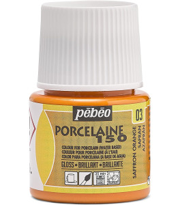 PEBEO Farba do porcelany P150 Porcelaine 45ml SAFFRON ORANGE