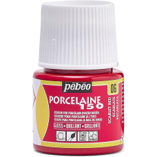 PEBEO Farba do porcelany P150 Porcelaine 45ml SCARLET RED