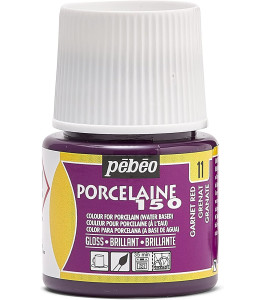 PEBEO Farba do porcelany P150 Porcelaine 45ml GARNET RED