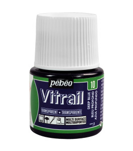 PEBEO VITRAIL Glass Paint 45ml DEEP BLUE