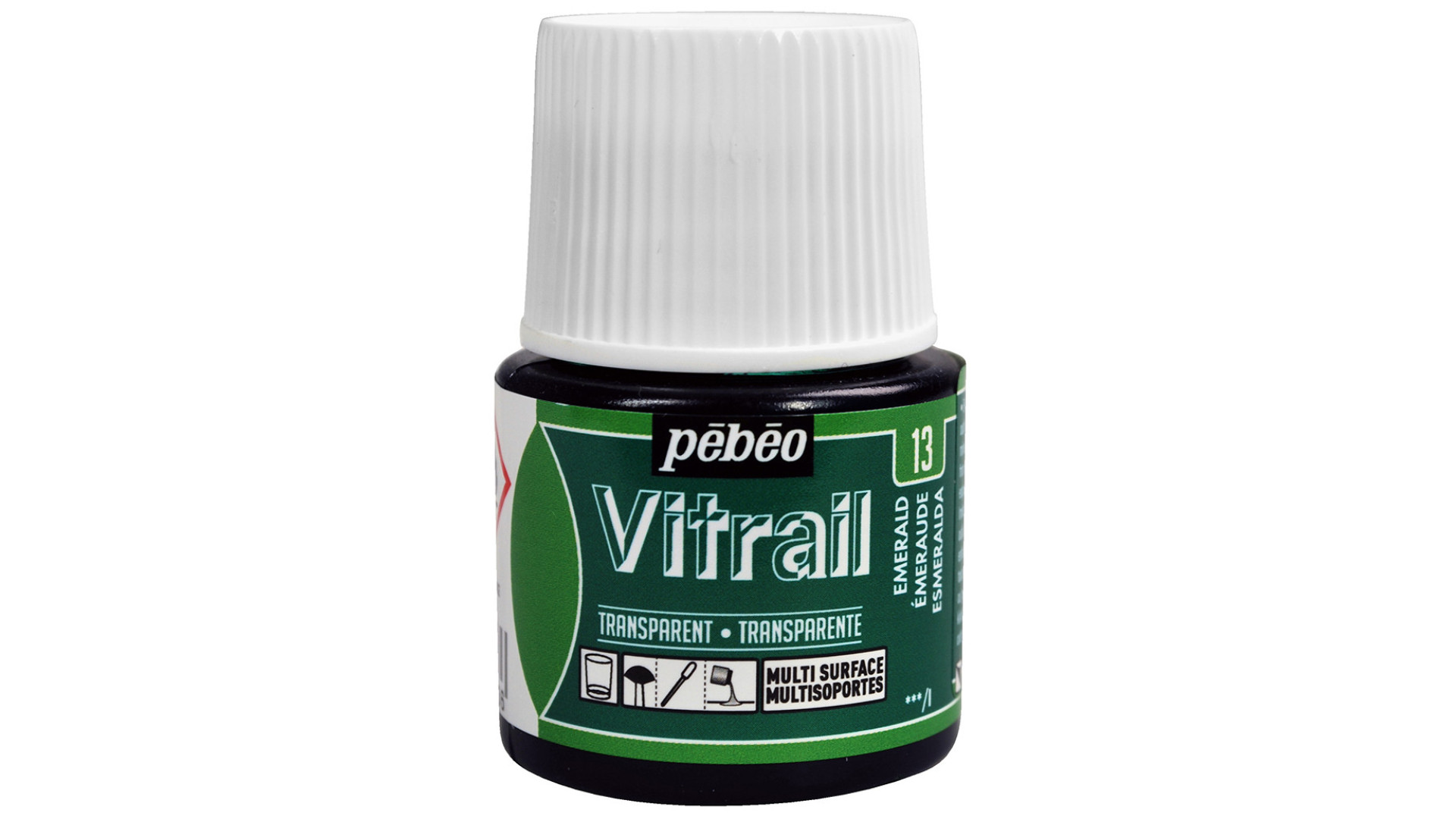 PEBEO Farba do szkła VITRAIL 45ml EMERALD
