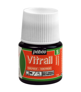 PEBEO Farba do szkła VITRAIL 45ml ORANGE