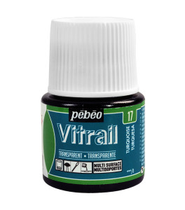 PEBEO Farba do szkła VITRAIL 45ml TURQUOISE