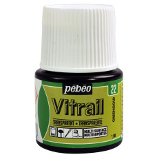 PEBEO VITRAIL Glass Paint 45ml GREENGOLD