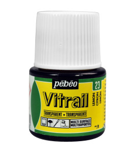 PEBEO Farba do szkła VITRAIL 45ml LEMON