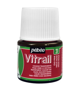 PEBEO Farba do szkła VITRAIL 45ml OLD PINK