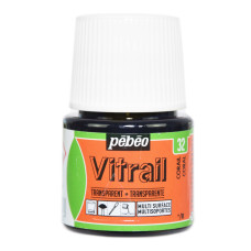 PEBEO VITRAIL Glass Paint 45ml CORAL