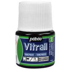 PEBEO VITRAIL Glass Paint 45ml COBALT BLUE