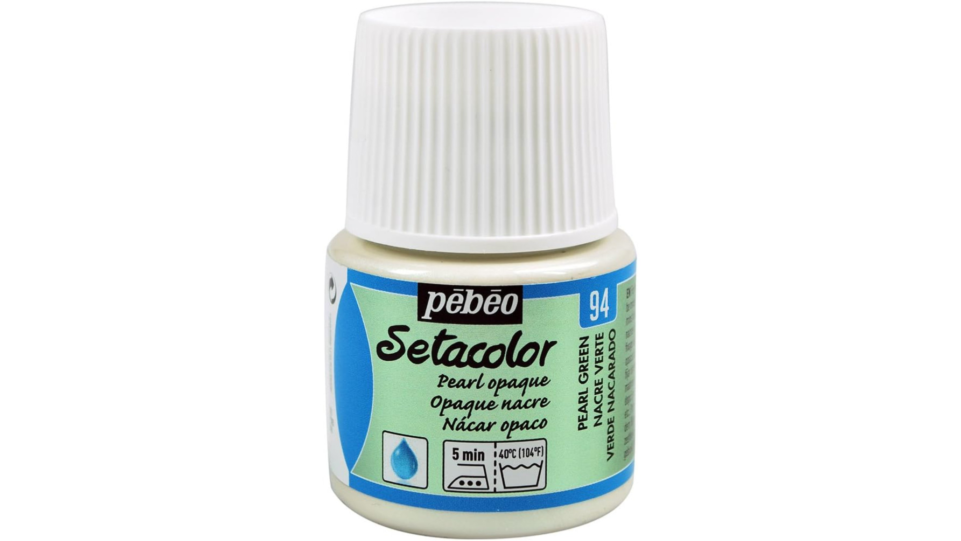 PEBEO Farba do tkanin SETACOLOR OPAQUE 45ml PEARL GREEN