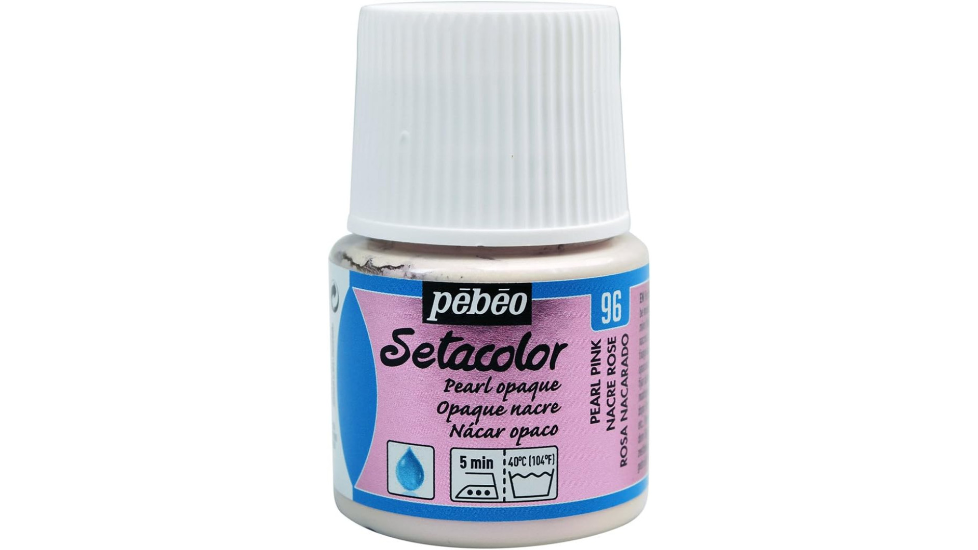 PEBEO Farba do tkanin SETACOLOR OPAQUE 45ml PEARL PINK