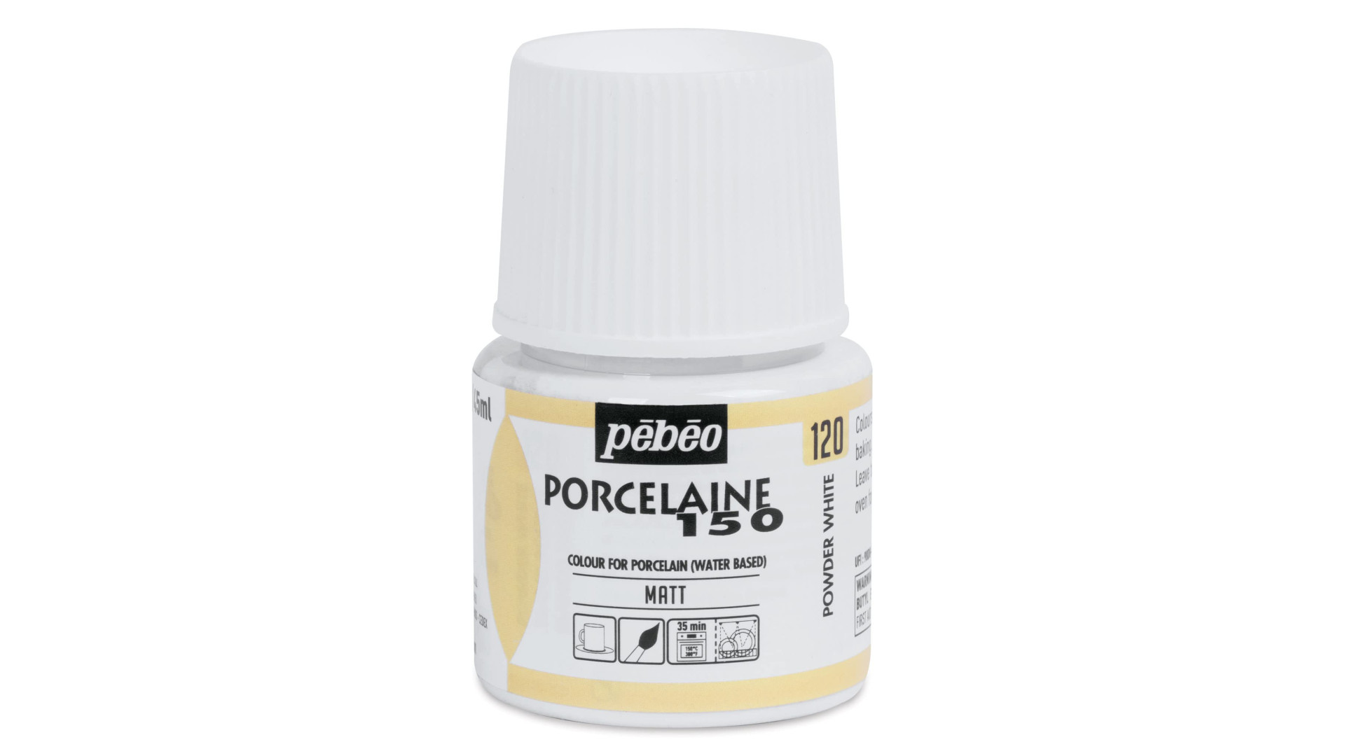 PEBEO Porcelain Paint P150 Porcelaine 45ml POWDER WHITE