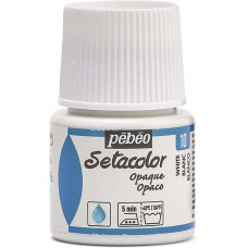 PEBEO SETACOLOR OPAQUE Fabric Paint 45ml WHITE