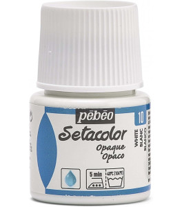 PEBEO Farba do tkanin SETACOLOR OPAQUE 45ml WHITE