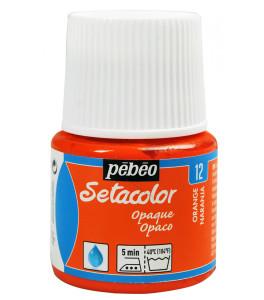 PEBEO SETACOLOR OPAQUE Fabric Paint 45ml ORANGE
