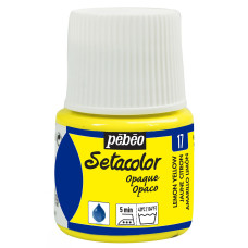 PEBEO Farba do tkanin SETACOLOR OPAQUE 45ml LEMON YELLOW