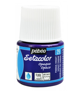 PEBEO SETACOLOR OPAQUE Fabric Paint 45ml PARMA VIOLET