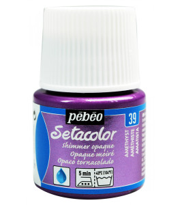 PEBEO SETACOLOR OPAQUE Fabric Paint 45ml SHIMMER AMETHYST