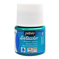 PEBEO Farba do tkanin SETACOLOR OPAQUE 45ml SHIMMER TURQUOISE