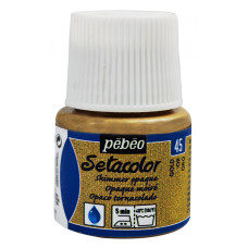 PEBEO Farba do tkanin SETACOLOR OPAQUE 45ml SHIMMER GOLD