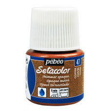 PEBEO Farba do tkanin SETACOLOR OPAQUE 45ml SHIMMER COPPER