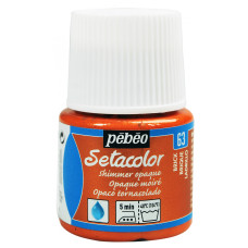 PEBEO Farba do tkanin SETACOLOR OPAQUE 45ml SHIMMER BRICK