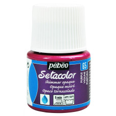 PEBEO Farba do tkanin SETACOLOR OPAQUE 45ml SHIMMER PURPLE