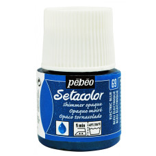 PEBEO Farba do tkanin SETACOLOR OPAQUE 45ml SHIMMER ELECTRIC BLUE