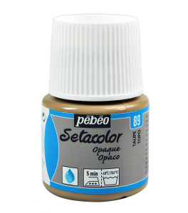 PEBEO SETACOLOR OPAQUE Fabric Paint 45ml TAUPE
