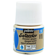 PEBEO Farba do tkanin SETACOLOR OPAQUE 45ml SHIMMER IVORY