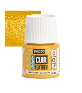 PEBEO SETACOLOR LEATHER Paint 45ml SUNFLOWER YELLOW