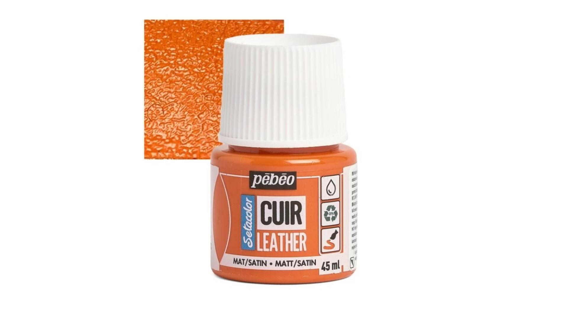 PEBEO Farba do skór SETACOLOR LEATHER 45ml ORANGE