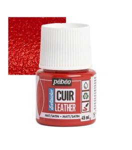 PEBEO SETACOLOR LEATHER Paint 45ml INTENSE RED