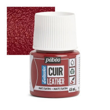 PEBEO Farba do skór SETACOLOR LEATHER 45ml INTENSE RED