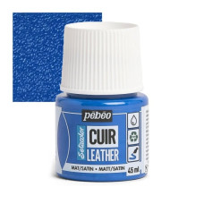 PEBEO SETACOLOR LEATHER Paint 45ml OCEAN BLUE