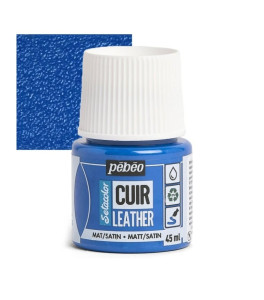 PEBEO SETACOLOR LEATHER Paint 45ml OCEAN BLUE